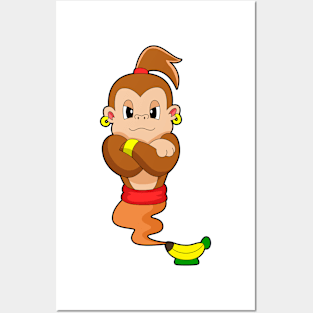 Monkey Genie Posters and Art